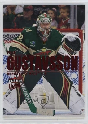 2023-24 Upper Deck Fleer Ultra Red Foil 18/94 Filip Gustavsson #7 - Image 1 of 3