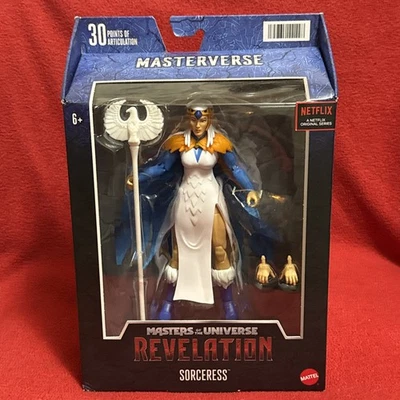 Mattel Masters of the Universe Revelation Masterverse Sorceress Novo Na Caixa - Imagem 1 de 4