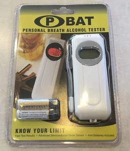 Probador de alcohol de aliento personal RoHS PBAT conoce tu límite nuevo sellado con baterías - Imagen 1 de 12