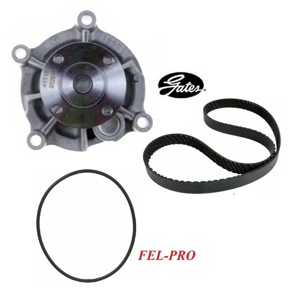 Bomba de água do motor GATES, correia e junta para Ford Crown Victoria 4.6L 2001-2002 - Imagem 1 de 1