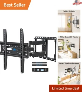 Swivel and Tilt TV Bracket for 32-65 Inch TVs - Easy Installation with Leveling - Picture 1 of 11