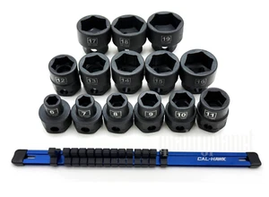 14 pc 3/8" Drive Nano OR low profile Impact socket set METRIC - Picture 1 of 1