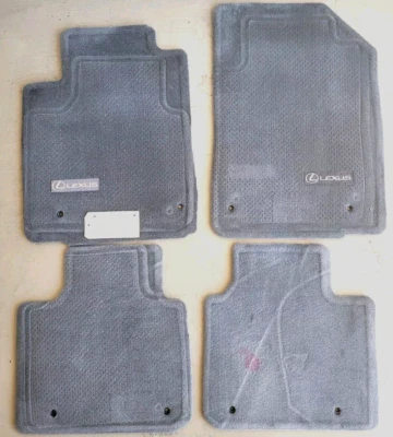 Alfombrillas originales OEM LEXUS ES350 2007-2012 4 PIEZAS ALFOMBRILLAS GRIS OSCURO DELANTERAS Y TRASERAS Foto 1 de 4