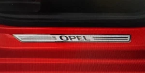 Schriftzug Einstieg 2er- Set 13466724 original Opel Aluminium Look - Bild 1 von 5