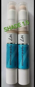2x No7 HydraLuminous Dark Circle Concealer SHADE 1.5 3.9ml - Picture 1 of 3