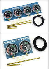BikeTek Carb Carburettor Motorcycle Vacuum Gauge Calibration Kit 2 & 4 Cylinder