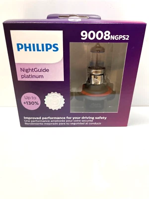 2x-Philips Night Guide Platinum H13 / 9008 bombillas de lámpara Foto 1 de 2