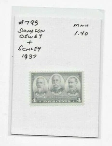 Scott #793 Sampson Dewey & Schley MNH 796 Virginia Dare MNH Free USA Shipping - Picture 1 of 2