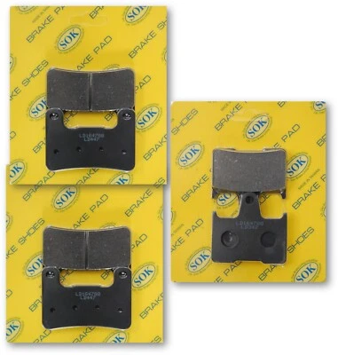 ПЕРЕДНИЕ И ЗАДНИЕ ТОРМОЗНЫЕ КОЛОДКИ подходят для SUZUKI GSX-R GSXR 600 750 2004-2005 GSXR600 GSXR750 - Изображение 1 из 3