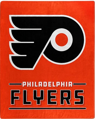 Philadelphia Flyers The Northwest Company 50'' x 60'' Interference Raschel Throw Cover