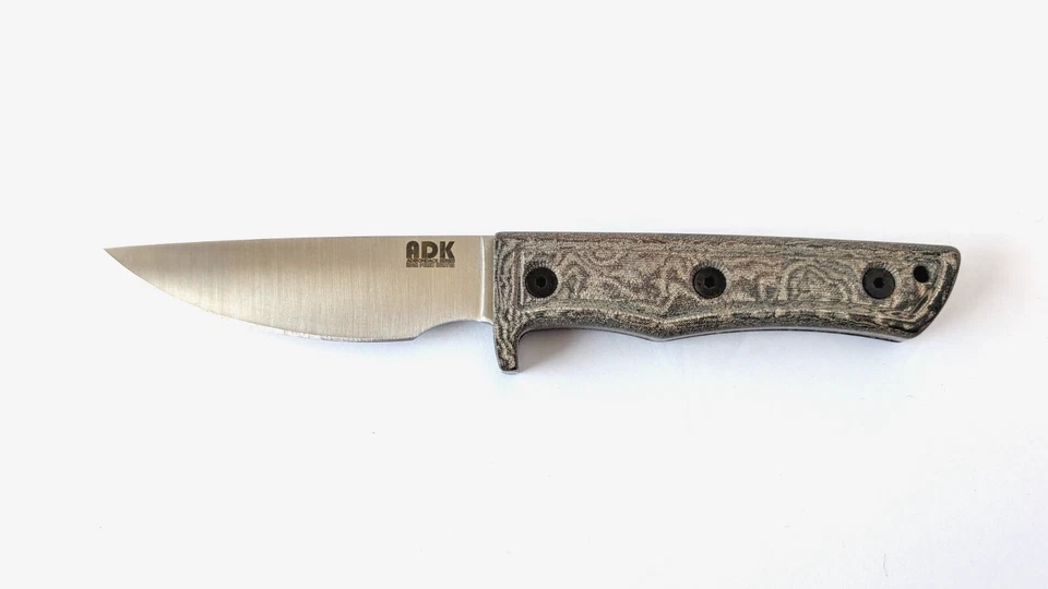 Cuchillo de cazador Ontario Knife Co ADK High Peaks hoja fija campamento supervivencia peces nuevo en caja Foto 1 de 4