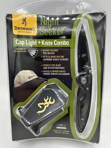 Browning Night Seeker 3715082 Cap Light + Knife Combo - Picture 1 of 3