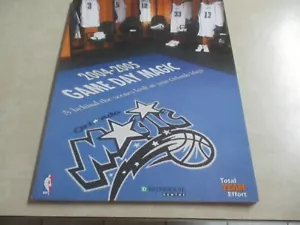 ORLANDO MAGIC 2004-2005 MEDIA GUIDE DWIGHT HOWARD GRANT HILL STEVE FRANCIS - Foto 1 di 2