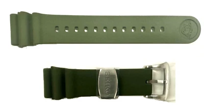 Correa de reloj de silicona Seiko Prospex Eucalyptus SRPJ53 R02F01EJ0 GENUINA NUEVA Foto 1 de 3