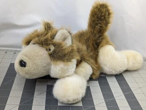 BJ Toys Timber Wolf Plush 15 Inch Long Stuffed Animal Toy - Picture 1 of 8