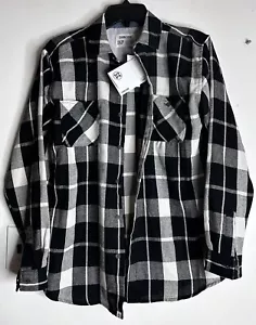 Sovereign Code Boys Arin Button Up Shirt, Black/ White Plaid Size Xl (18-20) New - Picture 1 of 9