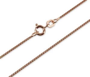 Venezianerkette  925/000 Silber   rose´vergoldet  42cm  - Picture 1 of 1