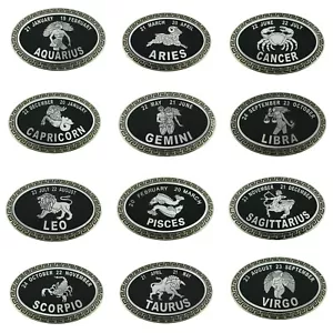Zodiac Sign Bottle Opener Belt Buckle Astrology Horoscope Birthday Celestial New - Picture 1 of 36
