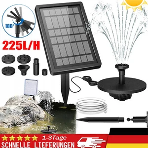 SOLAR TEICHPUMPE SOLARPUMEN TEICH SOLARTEICHPUMPE MIT AKKU SPRINGBRUNNEN SOLAR - Bild 1 von 21