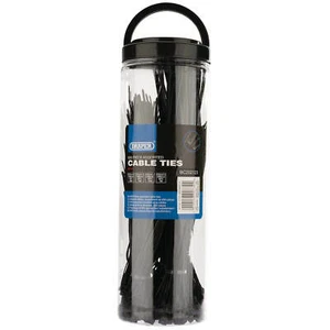 Draper Assorted Black Nylon Cable Ties Pack of 650 - Picture 1 of 1