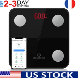 New Smart Body Fat Scale Bathroom Weight LED Digital Bluetooth Analysis App US - Picture 1 of 7