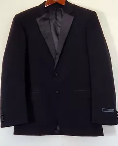 Andrew Fezza Boy's Black Blazer Size 16H CP - Picture 1 of 9