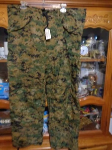 Pantalones USMC Digital Marpat Medio Ambiente Clima Frío Grandes Regulares LR NUEVOS CON ETIQUETA - Imagen 1 de 11