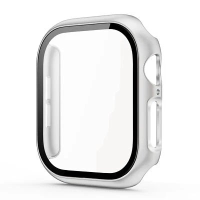 Hard PC Case with Glass Screen Protector for Apple Watch Series 10 42mm 46mm - Image 1 of 4