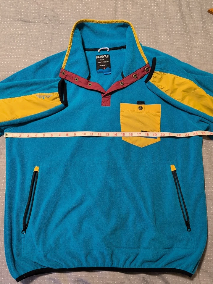 男式 Kavu 纽扣抓绒套衫夹克 — 第 1/4 张图片