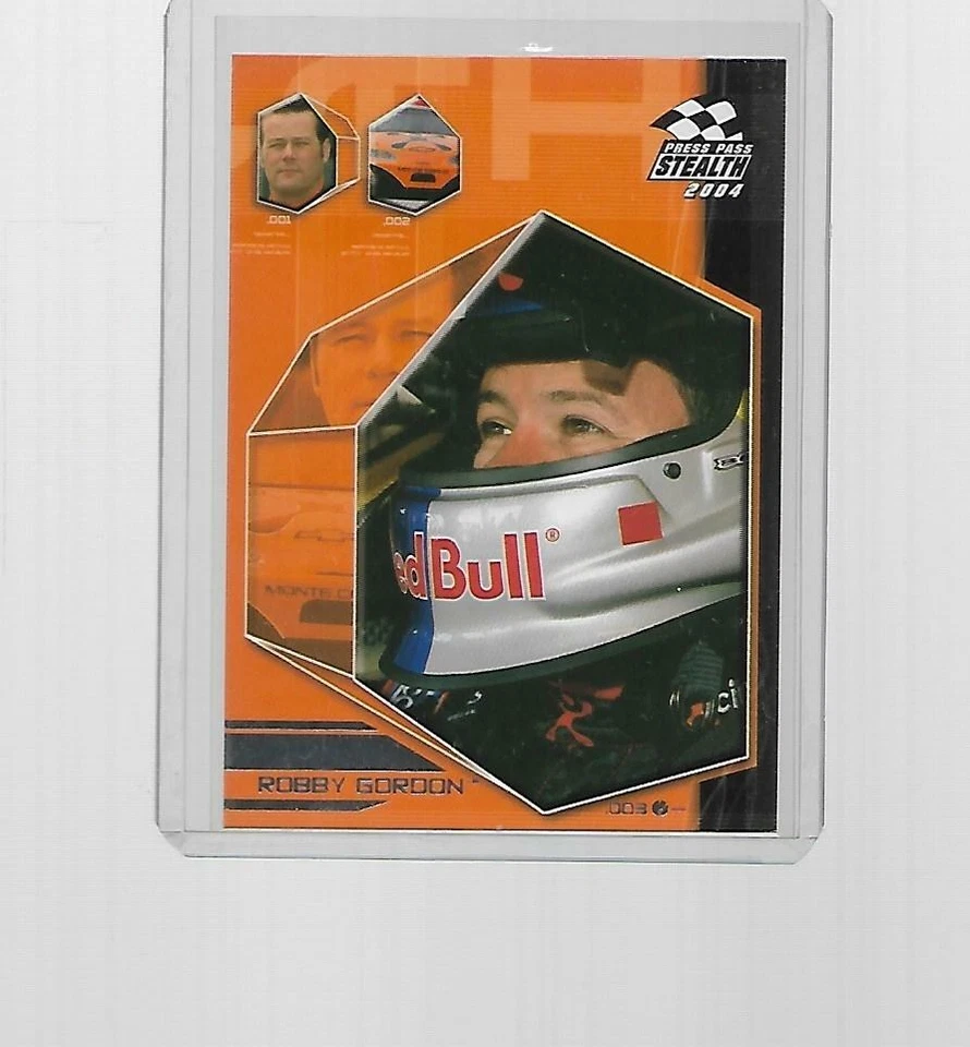 2004 PRESS PASS STEALTH RACING ROBBY GORDON #18 - Image 1 of 1