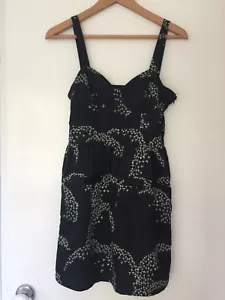 Sass & Bide Silk Mini Dress. Us Size 2 Euro 38 Rock'nRoll Rockabilly - Picture 1 of 10