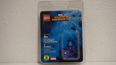 LEGO 2016 SDCC SAN DIEGO COMIC CON STEVE ROGERS CAPTAIN AMERICA MINIFIG MARVEL - Image 1 of 3