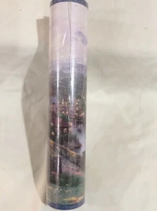 Thomas Kinkade Carta da Parati Border Lampilight Village 10 iarde 9,14 metri Nuovo - Foto 1 di 3