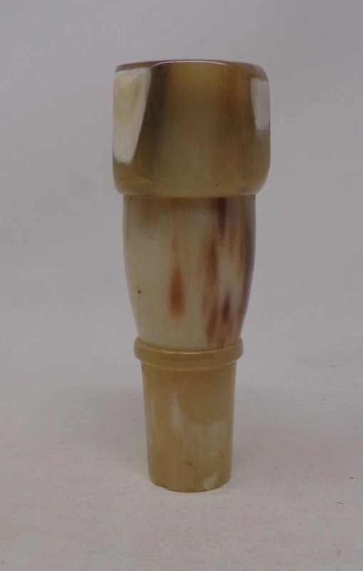 Pommeau ancien ombrelle canne parapluie en corne bovine - ART DECO 1930-40's - Photo 1/4