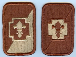 EJÉRCITO DE ESTADOS UNIDOS - 62d BRIGADA MÉDICA: 2 VARIACIONES DE PARCHE SOMETIDO DESIERTO - Imagen 1 de 1