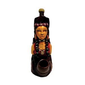 Pipa tribal para fumar tabaco hecha a mano indios nativos americanos Sacagawea - Imagen 1 de 1