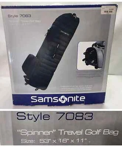 NEW Samsonite SPINNER wheel travel cover # 7083 New in Box NIB 53"X16"X11" Black - Picture 1 of 6
