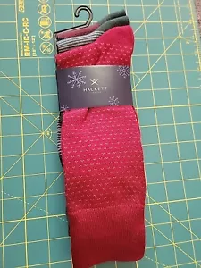 Calze uomo HACKETT confezione da 3 cotone prezzo consigliato £40 nuove - Foto 1 di 6