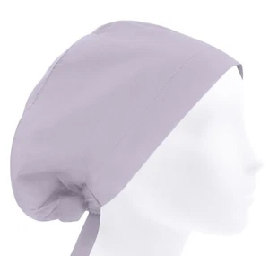 Scrub cap, scrub hat, surgery caps, surgical hats, solid gray or hat - Picture 1 of 3