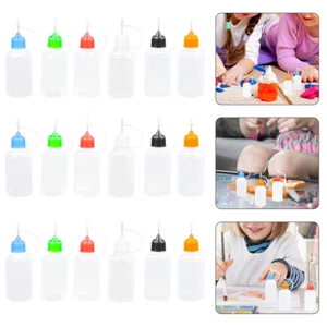 18pcs Needle Tip Glue Applicator Bottles Squeeze Bottle DIY Craft Glue Bottles - Picture 1 of 12