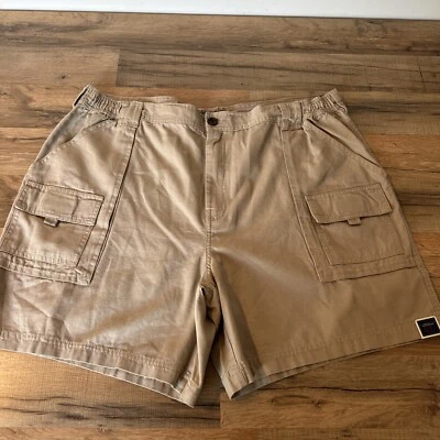 Pantalones Cortos Carga Saddlebred Hombre 40 X 7 NUEVOS Etiquetas Parciales Caqui So. Muchos. Bolsillos Foto 1 de 4