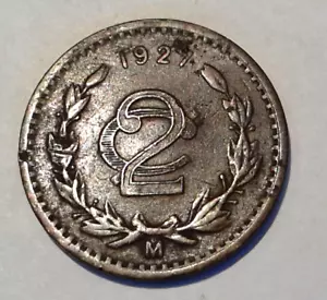 1927 Mexiko 2 Centavos #1703 - Bild 1 von 2