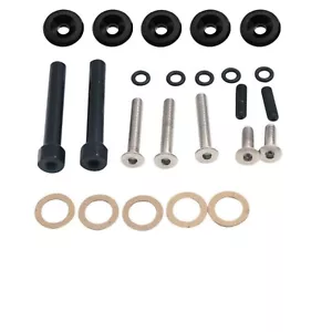 JDM Engine Valve Cover Washer Seal Bolt Nut Kit For Honda Civic D15 D16 Black - Bild 1 von 6
