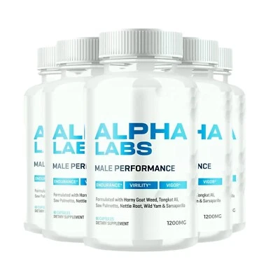 Paquete de 5 píldoras Alpha Labs Max Performance suplemento AlphaLabs - 300 cápsulas Foto 1 de 4