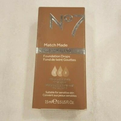 NEW No7 Match Made Custom Blend Foundation Drops TOFFEE  - Image 1 of 4