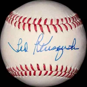RARE TED KLUZEWSKI SINGLE SIGNED AUTO BASEBALL GORGEOUS BALL REDS FULL JSA LOA** - Picture 1 of 12