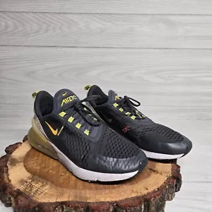 Nike Air Max 270 Mens Size 10.5 'Extra Smile' Black Yellow Shoes DO5849-001 - Picture 1 of 10