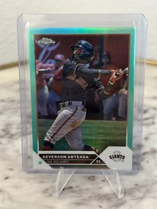 2023 Topps Pro Debut Baseball Green Chrome  /75 PDC-93 - Aeverson Arteaga - Picture 1 of 2