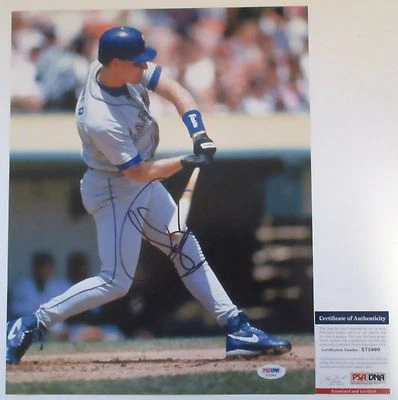 BONE!!! Jay Buhner Signed Classic SEATTLE MARINERS 11x14 Photo #1 PSA/DNA - Image 1 of 2