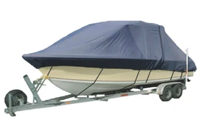 Yamaha 195 FSH Sport Center Console CC Cuddy Hard T-Top Storage Boat Cover Navy - Picture 1 of 2